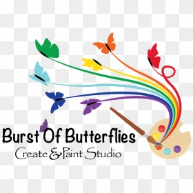 Create & Paint Studio" 				onerror='this.onerror=null; this.remove();' XYZ="https - Burst Of Butterflies Create & Paint Studio, HD Png Download - glass shards png